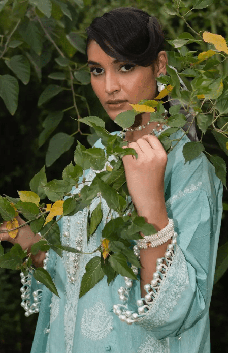 Alternative view of Sana Safinaz M232-005B-CX Lawn Collection 2023