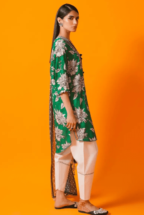 Alternative view of Sana Safinaz H231-027A-BI Lawn Collection 2023