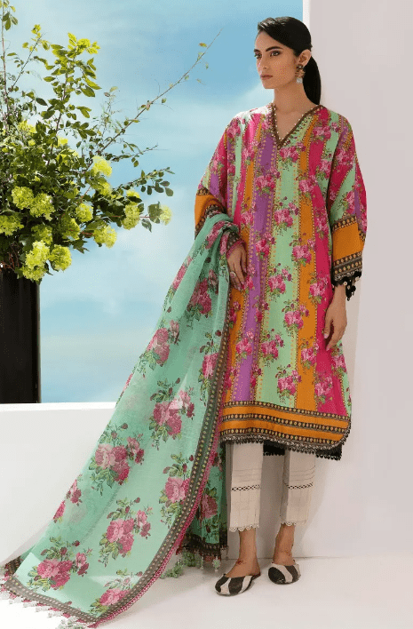 Sana Safinaz H231-024A-CG Lawn Collection 2023