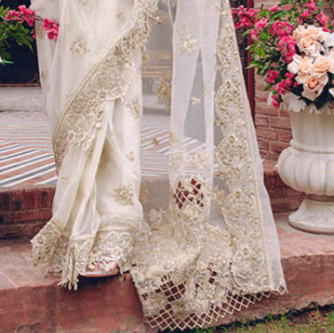 Alternative view of White Net Embroidered LUXE BRIDAL COLLECTION 2023