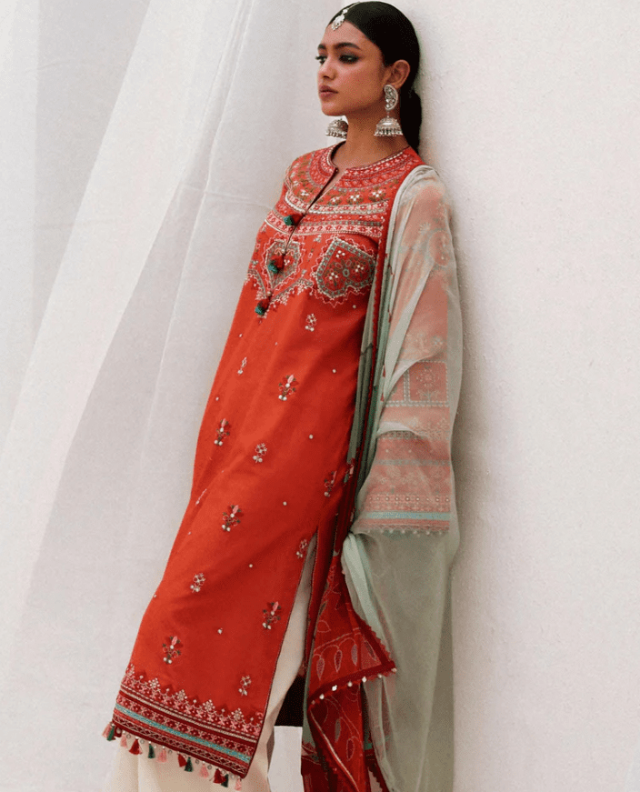 Alternative view of Zarashahjahan LAMIA-7A Lawn Stitched Collection 2024