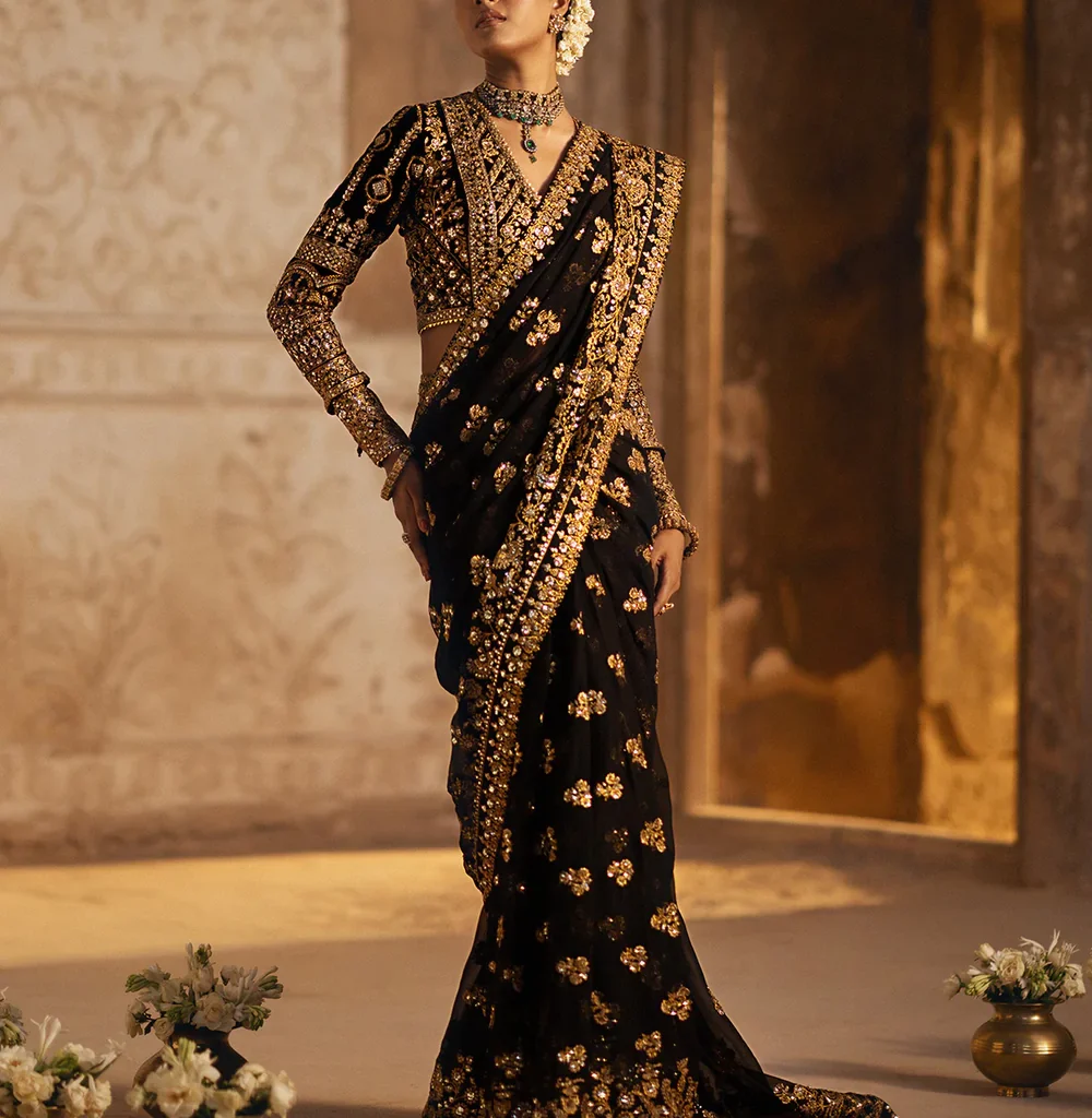 Velvet Saree Blouse for Bridal Wear – Luxurious Bridal Collection