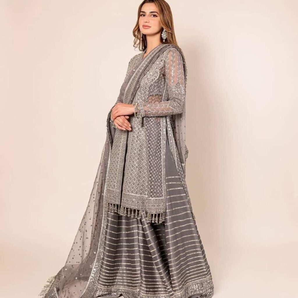 Alternative view of Party Wear Stitched organza Suit latest collection