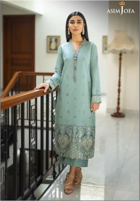 Asim Jofa ajpe-05 Stitched Embroidered Suit Latest Collection 2023