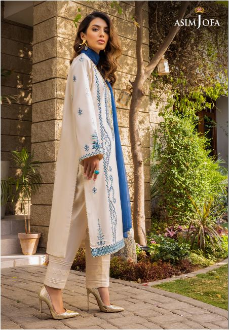 Alternative view of Asim jofa ajpe-09 Stitched Embroidered Suit Latest Collection 2023