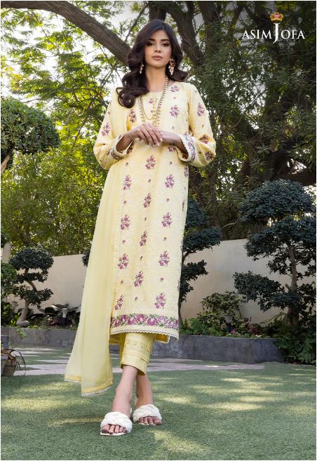 Asim Jofa ajpe-10 Stitched Embroidered Suit Latest Collection 2023