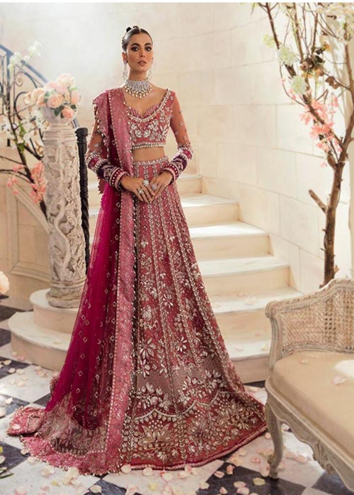 Bridal Maxi Hand Made Work Latest Weeding Collection 2024