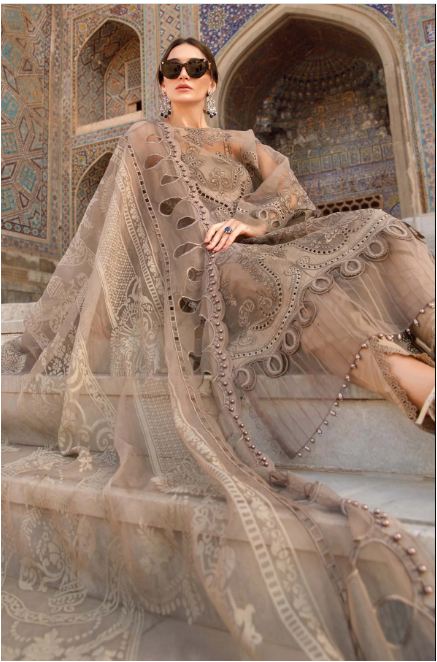 Alternative view of Maria B Lawn D-2303-B Stitched Dress Latest Eid Collection 2023