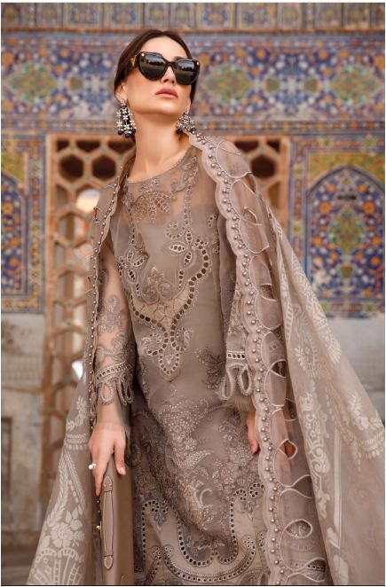 Maria B Lawn D-2303-B Stitched Dress Latest Eid Collection 2023