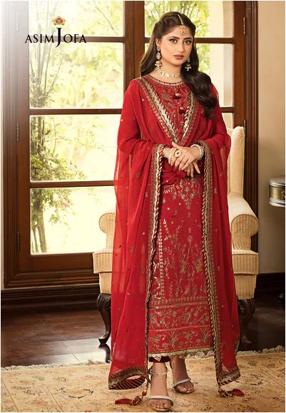 Alternative view of ASIM JOFA JHILMIL AJJM-07 LATEST COLLECTION 2023