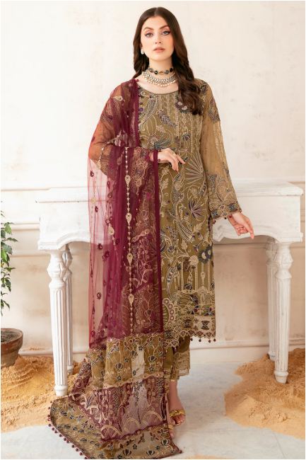 RAMSHA F-2203 STITCHED COLLECTION 2023