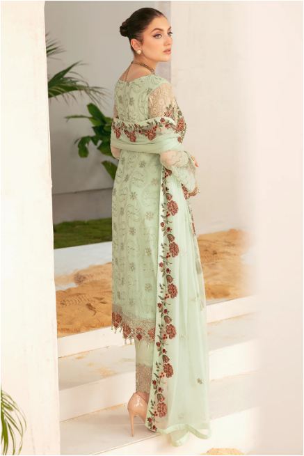 Alternative view of RAMSHA F-2212 STITCHED CHIFFON COLLECTION 2023