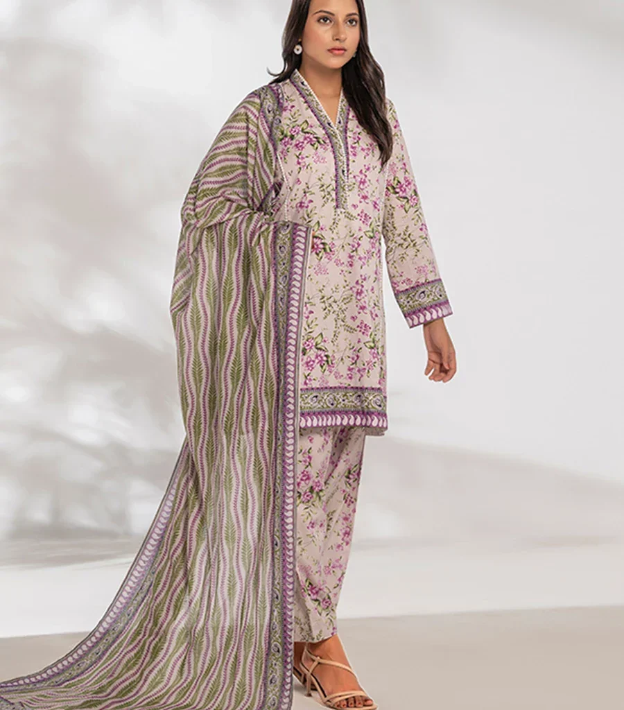 Asim Jofa Asm 04 Lawn Stitched Printed Dress