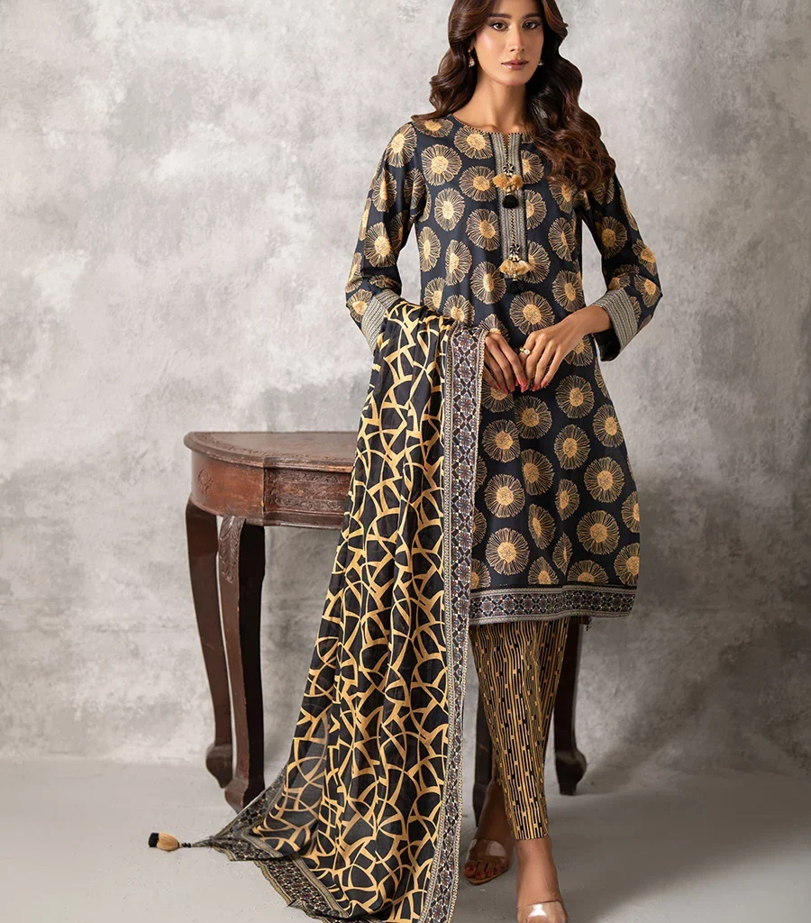 Asim Jofa ASM-06 Lawn Stitched Dress – Ready to Wear | USA Delivery