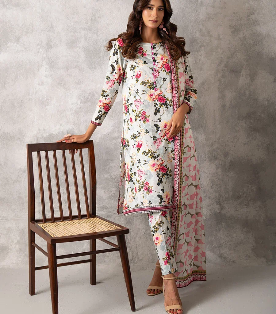 Asim Jofa ASM-07 Lawn Stitched Dress – Ready to Wear | USA Delivery