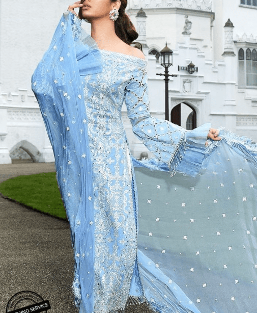Asim Jofa Luxury Lawn Suit Latest Collection 2023