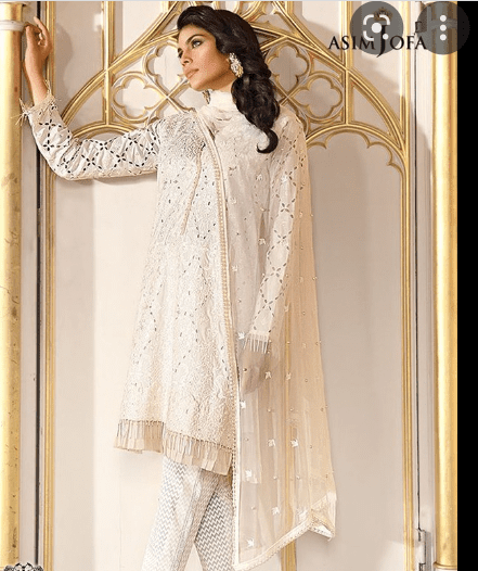 Asim Jofa Luxury Lawn Suit Latest Collection 2022