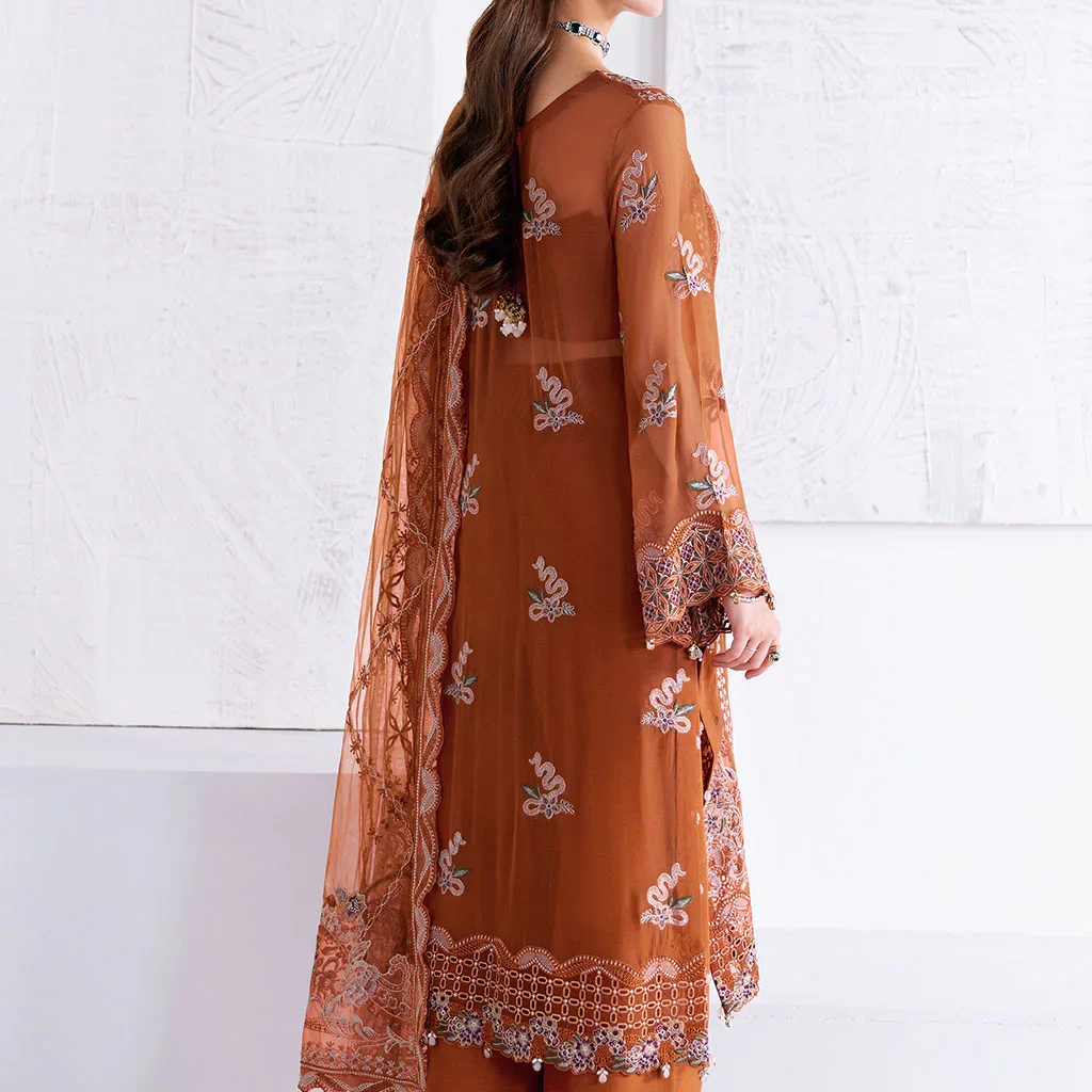 Alternative view of Elegant Chiffon Fabric Collection in USA – SK-010 | Salai Karai