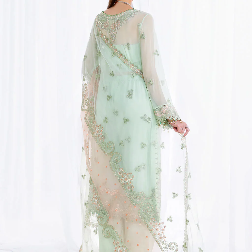 Alternative view of Buy Chiffon Fabric Dress Online in USA – SK-008 | Salai Karai