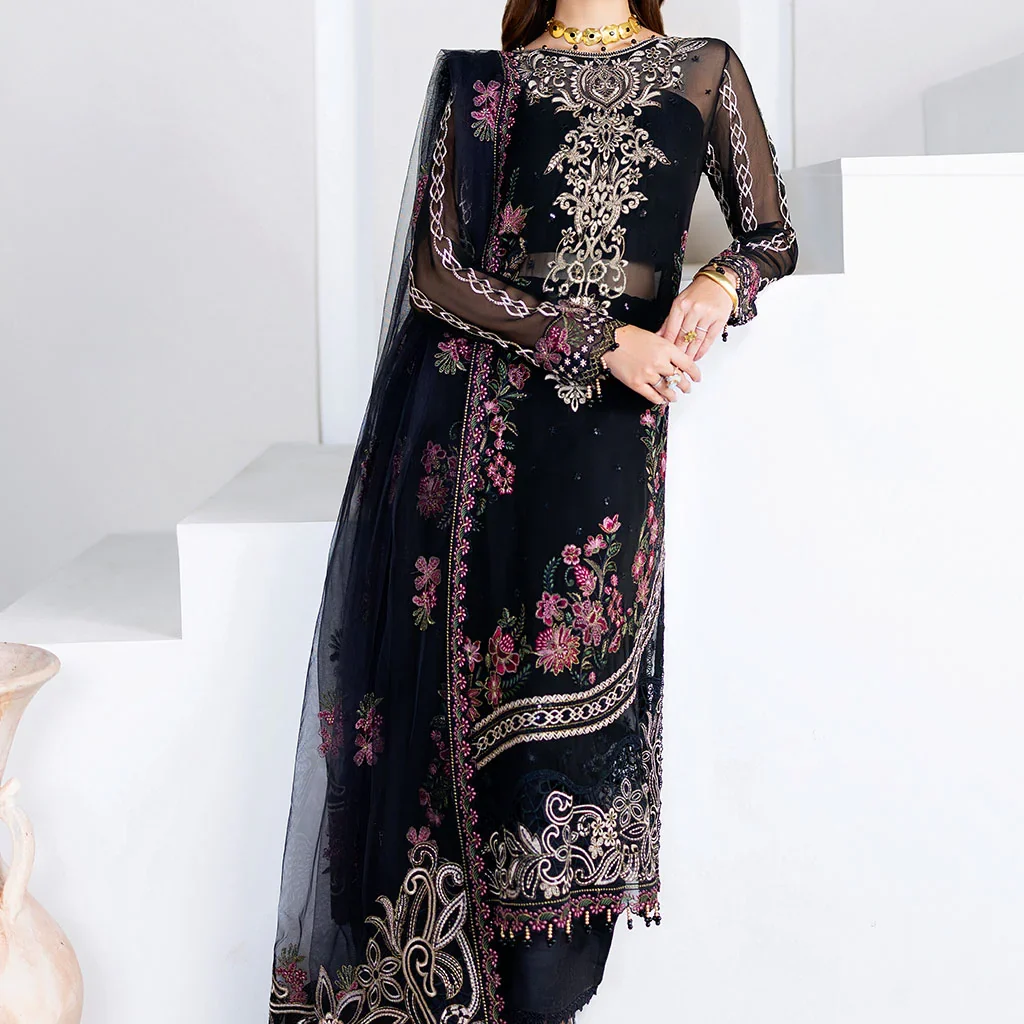 Alternative view of Premium Chiffon Fabric Outfit for Women in USA – SK-009 | Salai Karai