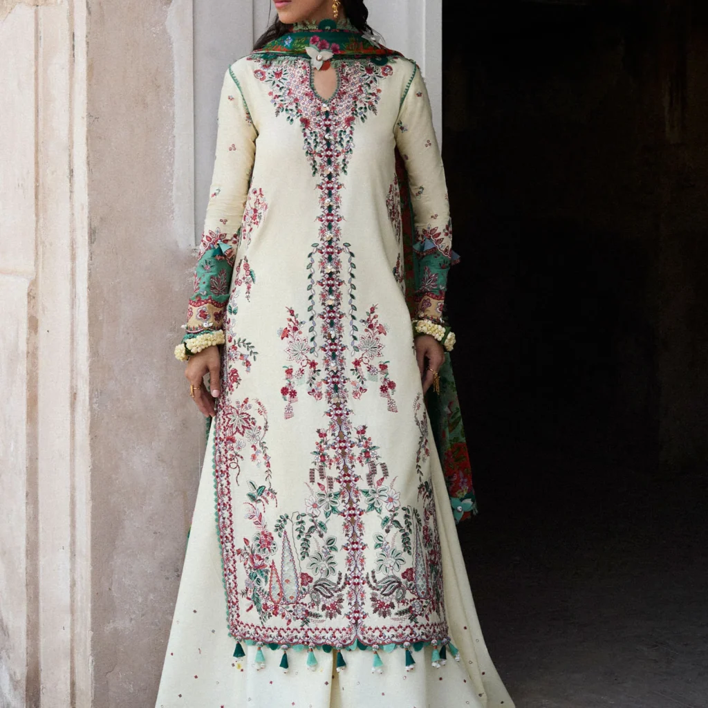 Hussain Rehar Sahil Lawn Suit | Stitched 3-Piece | Nirmal Summer Collection