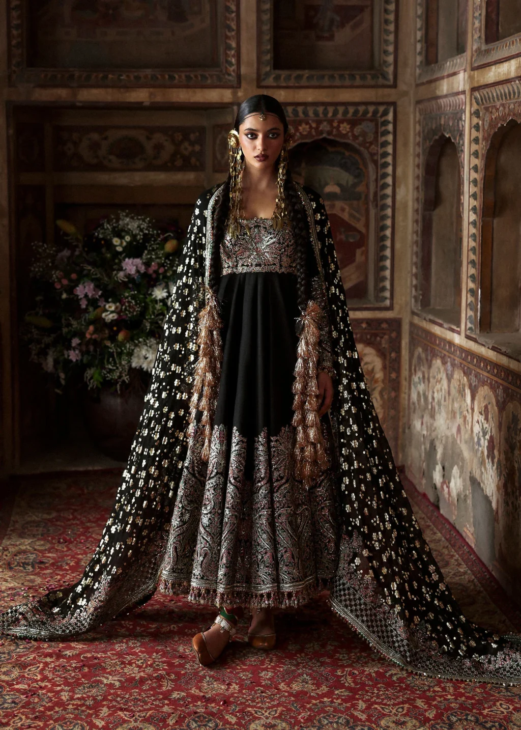 Hussain Rehar Noor Jehan Embroidered Chiffon Formal Suit – Salai Karai USA