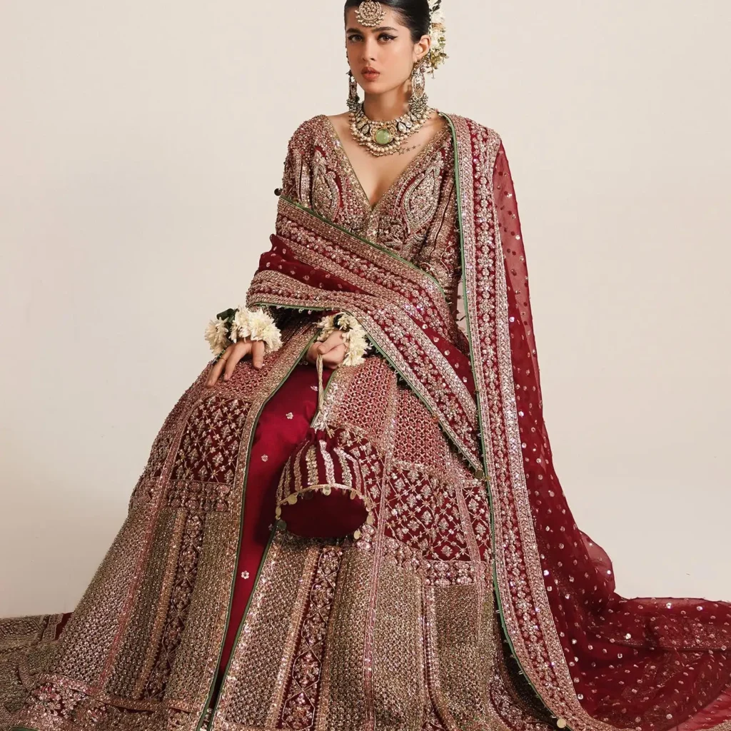 Alternative view of Hussain Rehar Sarang Designer Suit for Women | Salai Karai USA