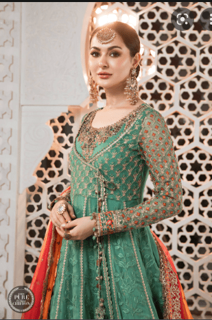 Alternative view of MARIA B MPC-21-108-Sea Green and Fuchsia Pink