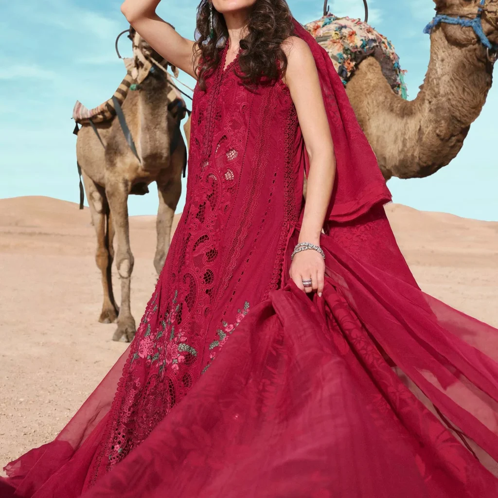 Alternative view of Maria B D-2504-A – Designer Pakistani Dress by Salai Karai | Available in USA