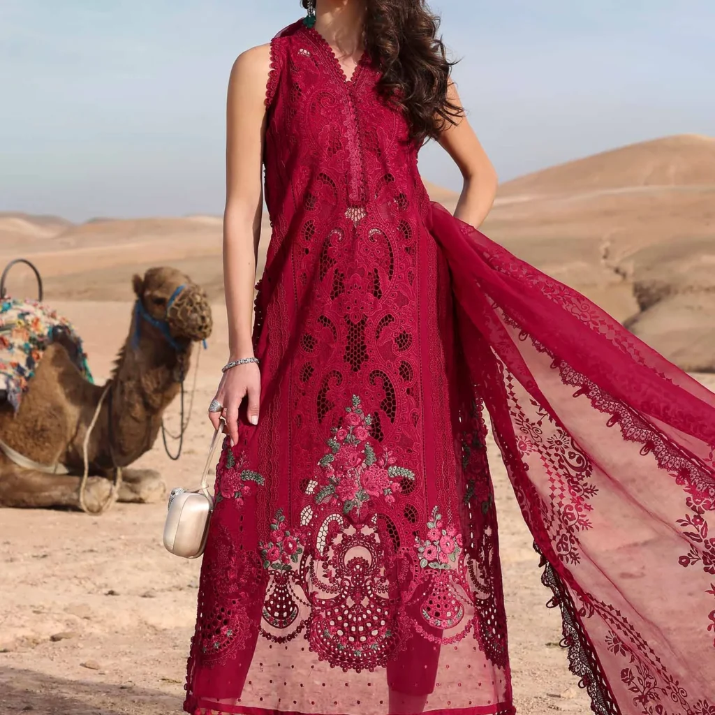 Maria B D-2504-A – Designer Pakistani Dress by Salai Karai | Available in USA