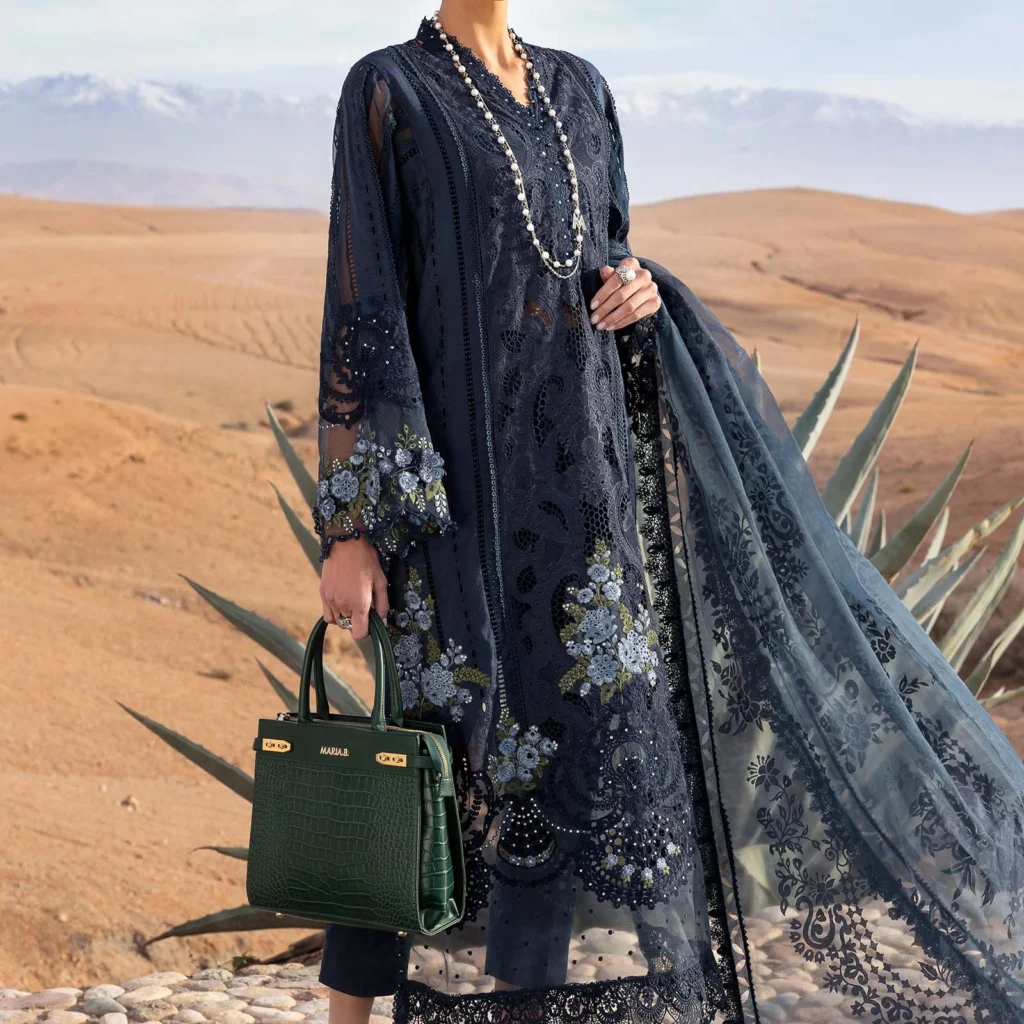 Alternative view of Maria B D-2504B Lawn Suit for Eid & Festive Wear – Salai Karai USA