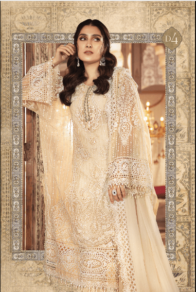 MARIA B OFF WHITE DRESS