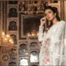Alternative view of Maria B Embroidered Stitched White SAREE SARI