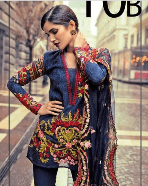 luxury embroidered lawn collection 4