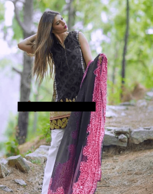 Alternative view of mina hassan luxury embroidered lawn collection