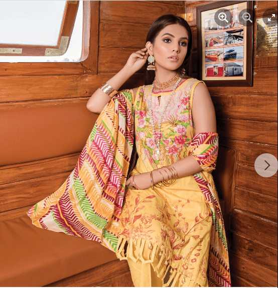 Alternative view of FORMAL WEAR PRINTED LAWN SUIT LATEST COLLECTION