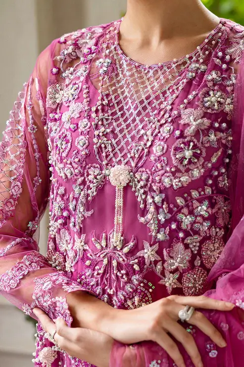 Alternative view of Mushq Sweet November Blush Pink Dress | Salai Karai USA