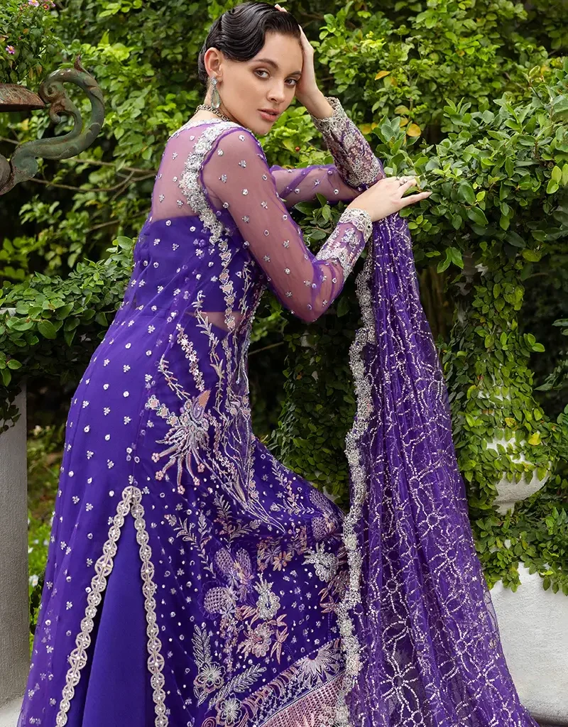 Alternative view of Mushq Untamed Heart Luxury Purple Dress – Salai Karai USA