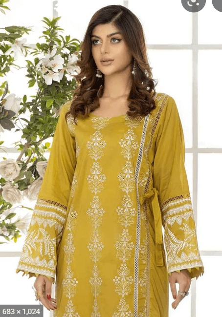 Alternative view of Lawn Embroidered Chikankari Kurti & Kurti Summer Collection 2022 (05)