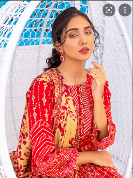 Alternative view of Formal lawn printed collection 2022