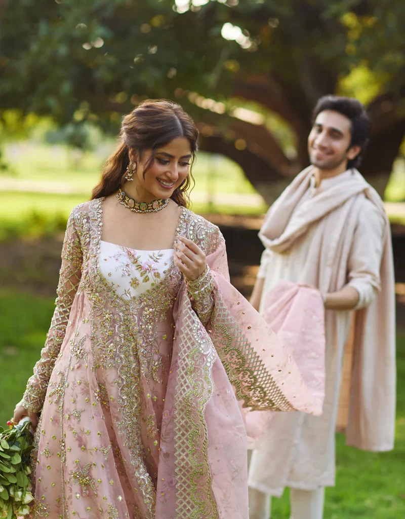 Alternative view of Qalamkar SH 08 Saira Usa– Elegant Party Wear Dress for Women in USA