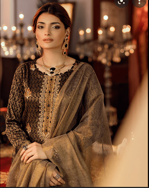 Alternative view of luxury lawn jaquard collection 2022