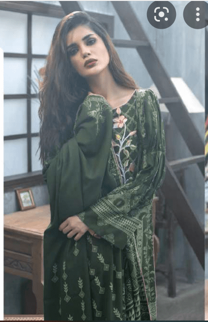 Alternative view of Pashmina Winter Embroidered Collection