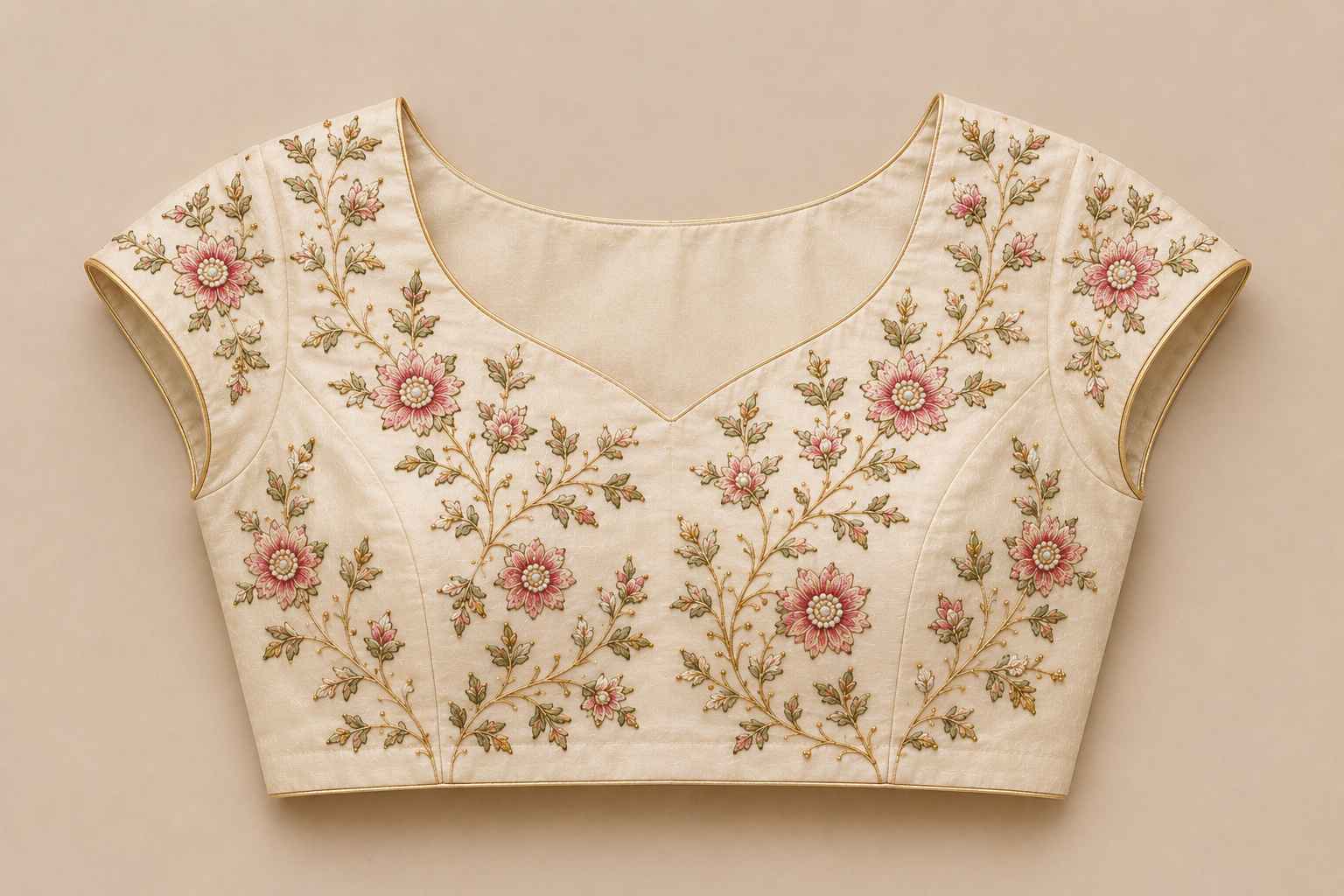 capsleeve blouse